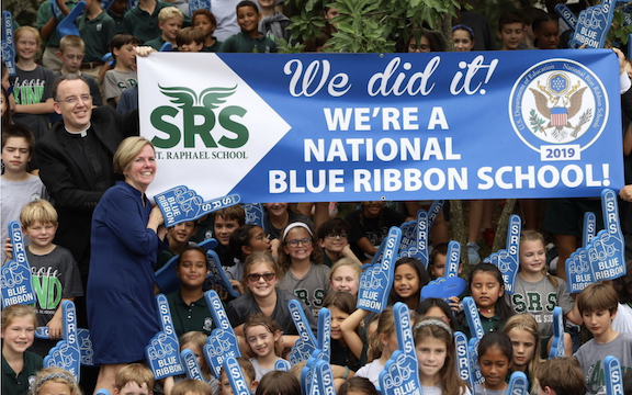 Catholic Standard Reports on SRS Blue Ribbon