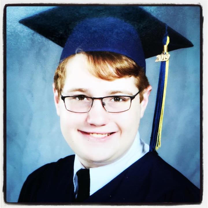 Graduation portrait of student Nick Opack
