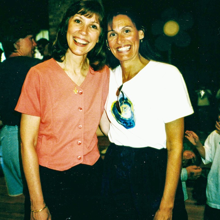 Two teachers smiling for the camera